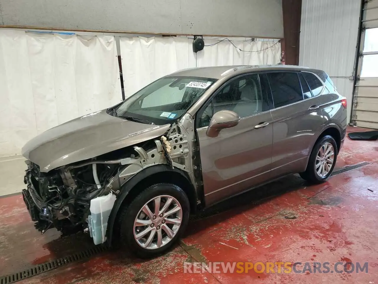 1 Photograph of a damaged car LRBFX2SA3KD125625 BUICK ENVISION 2019