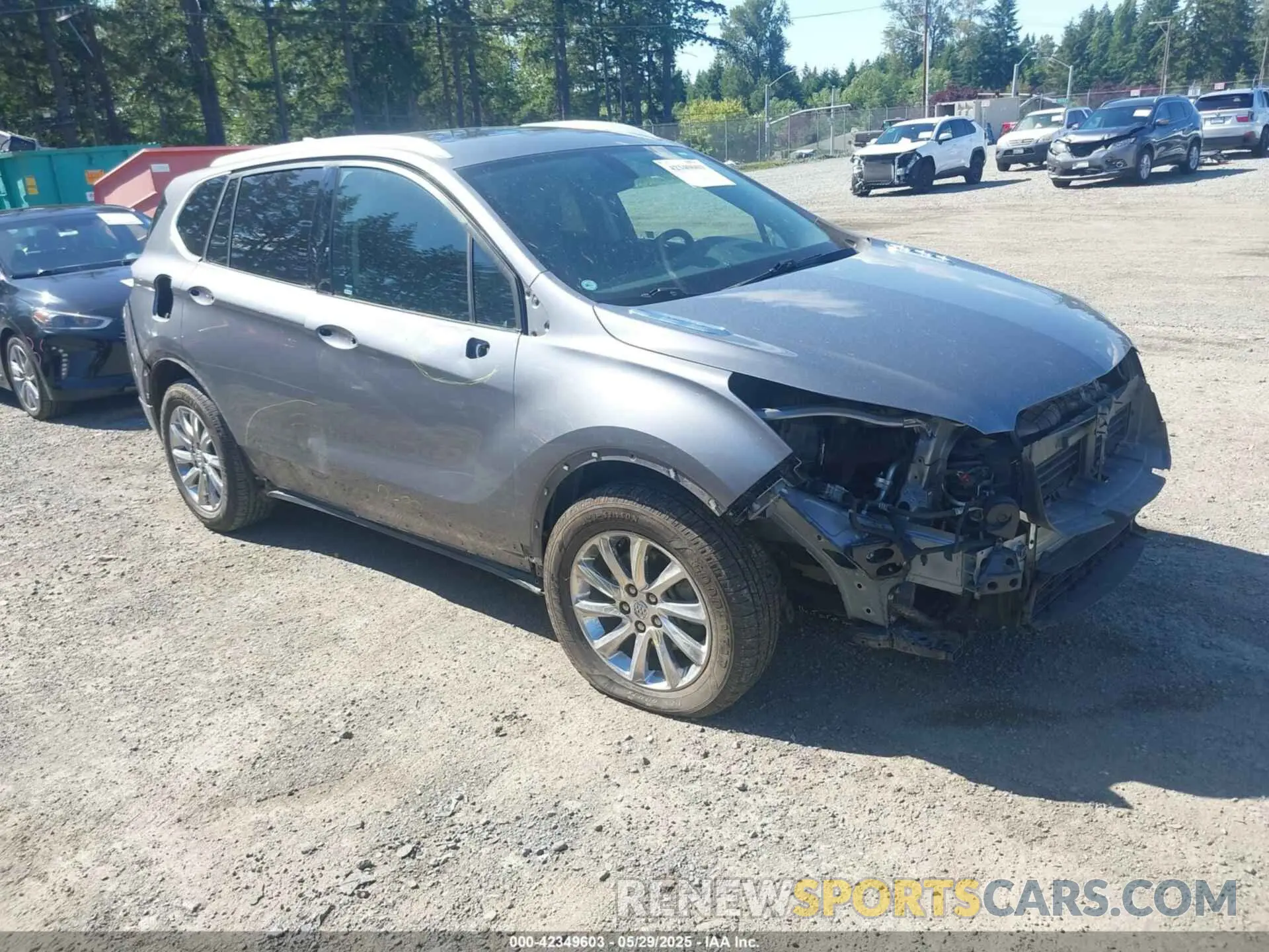 1 Photograph of a damaged car LRBFX2SA5KD003557 BUICK ENVISION 2019