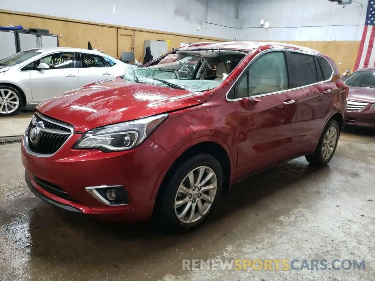 1 Photograph of a damaged car LRBFX2SA9KD105931 BUICK ENVISION 2019