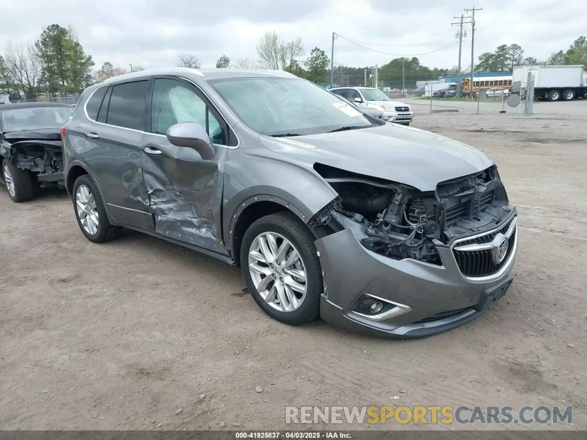 1 Photograph of a damaged car LRBFX3SX6KD015596 BUICK ENVISION 2019