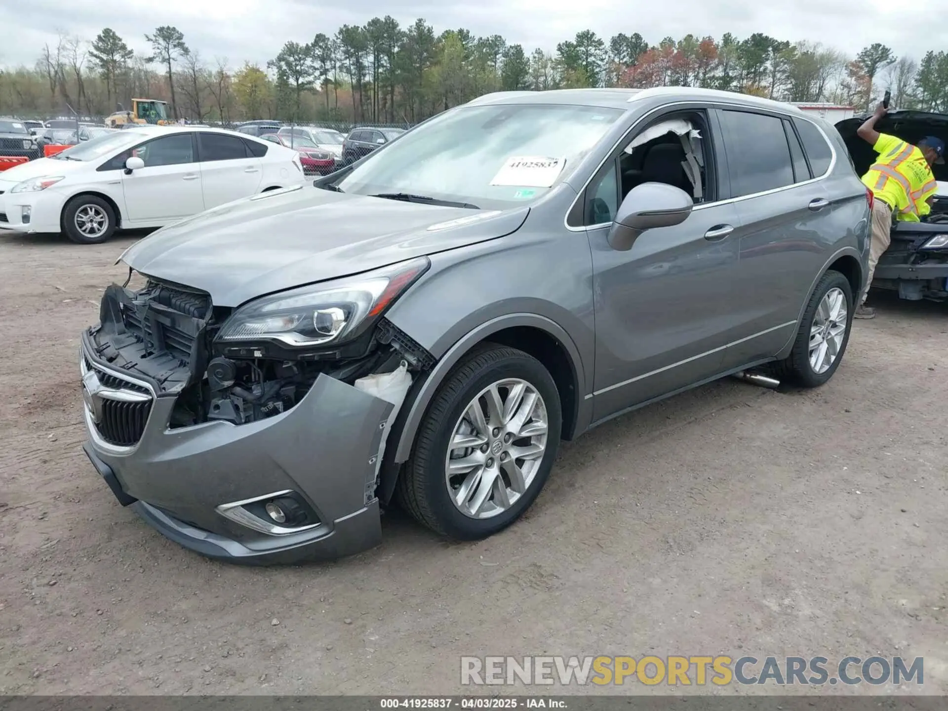 2 Photograph of a damaged car LRBFX3SX6KD015596 BUICK ENVISION 2019