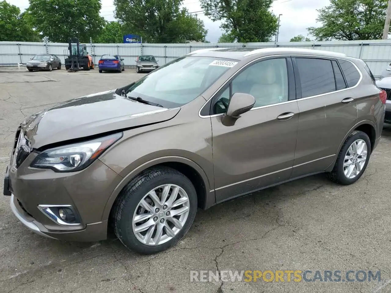 1 Photograph of a damaged car LRBFX3SX9KD014734 BUICK ENVISION 2019