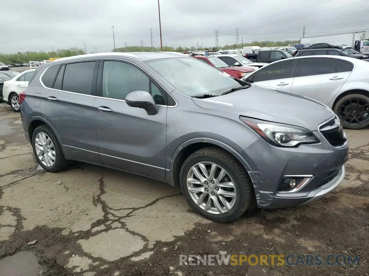 4 Photograph of a damaged car LRBFX4SX8KD009238 BUICK ENVISION 2019