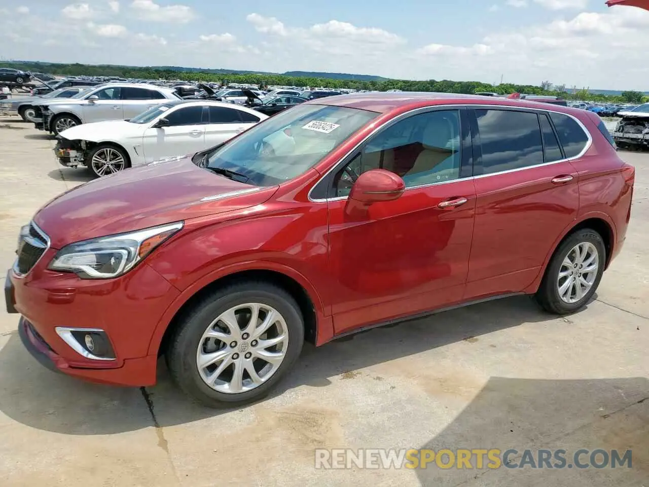 1 Photograph of a damaged car LRBFXBSA0KD022291 BUICK ENVISION 2019