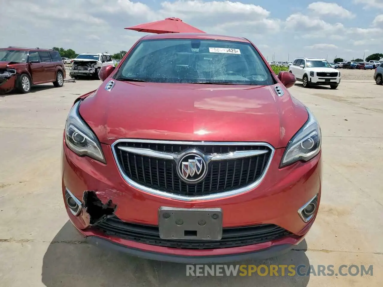 5 Photograph of a damaged car LRBFXBSA0KD022291 BUICK ENVISION 2019