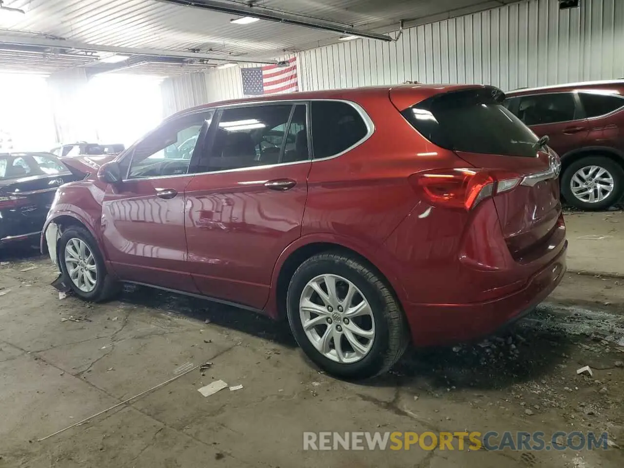 2 Photograph of a damaged car LRBFXBSA0KD040399 BUICK ENVISION 2019