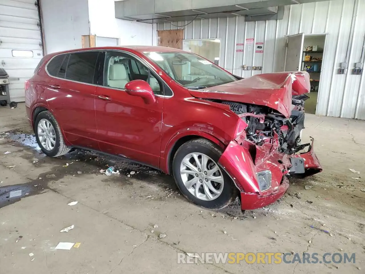4 Photograph of a damaged car LRBFXBSA0KD040399 BUICK ENVISION 2019