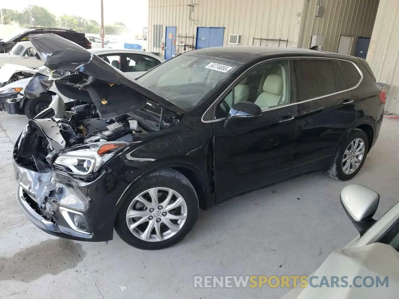 1 Photograph of a damaged car LRBFXBSA3KD022494 BUICK ENVISION 2019