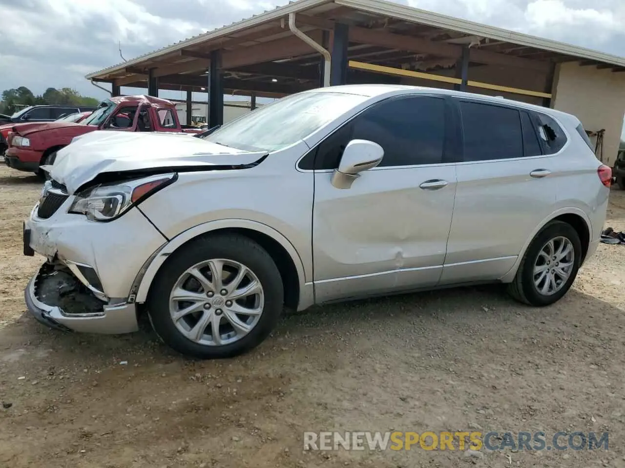1 Photograph of a damaged car LRBFXBSA4KD091615 BUICK ENVISION 2019