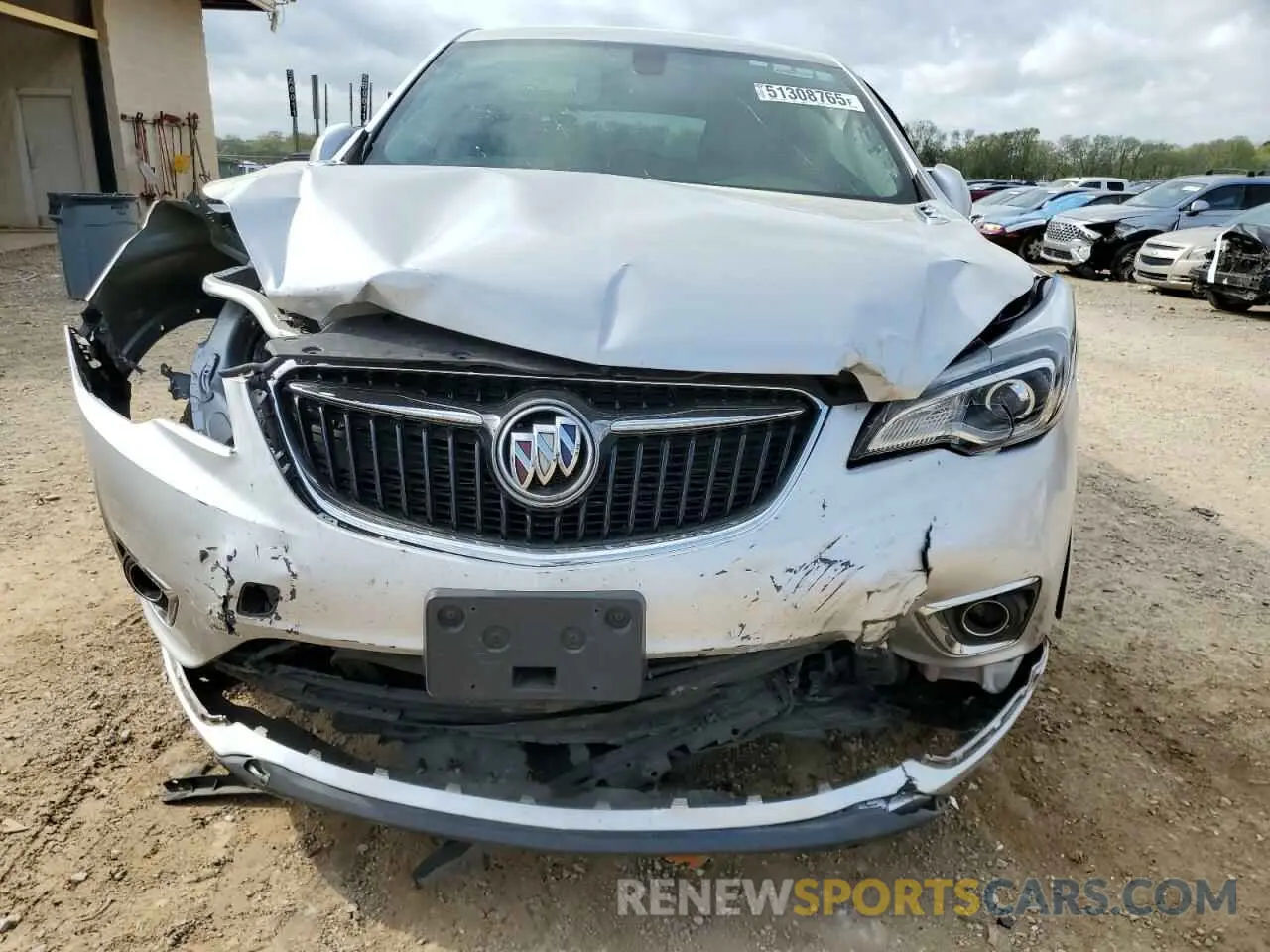 5 Photograph of a damaged car LRBFXBSA4KD091615 BUICK ENVISION 2019