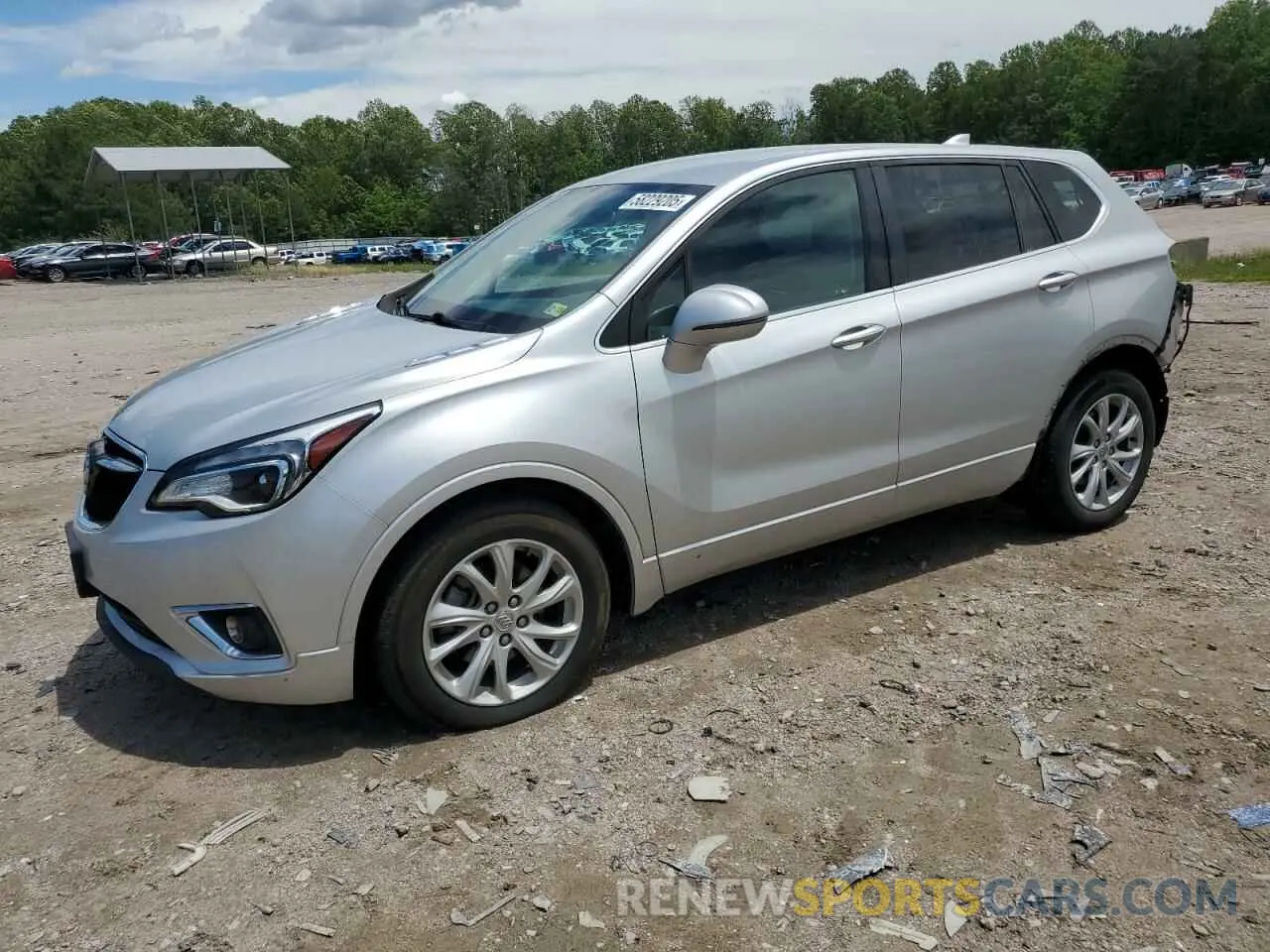 1 Photograph of a damaged car LRBFXBSA9KD010527 BUICK ENVISION 2019