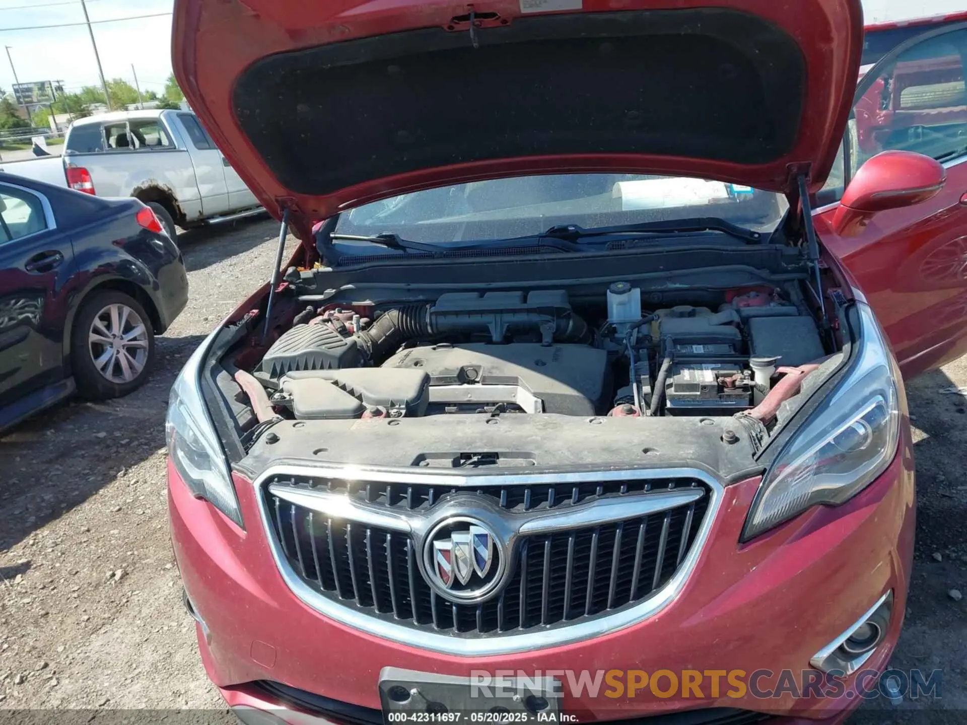 10 Photograph of a damaged car LRBFXBSAXKD025375 BUICK ENVISION 2019