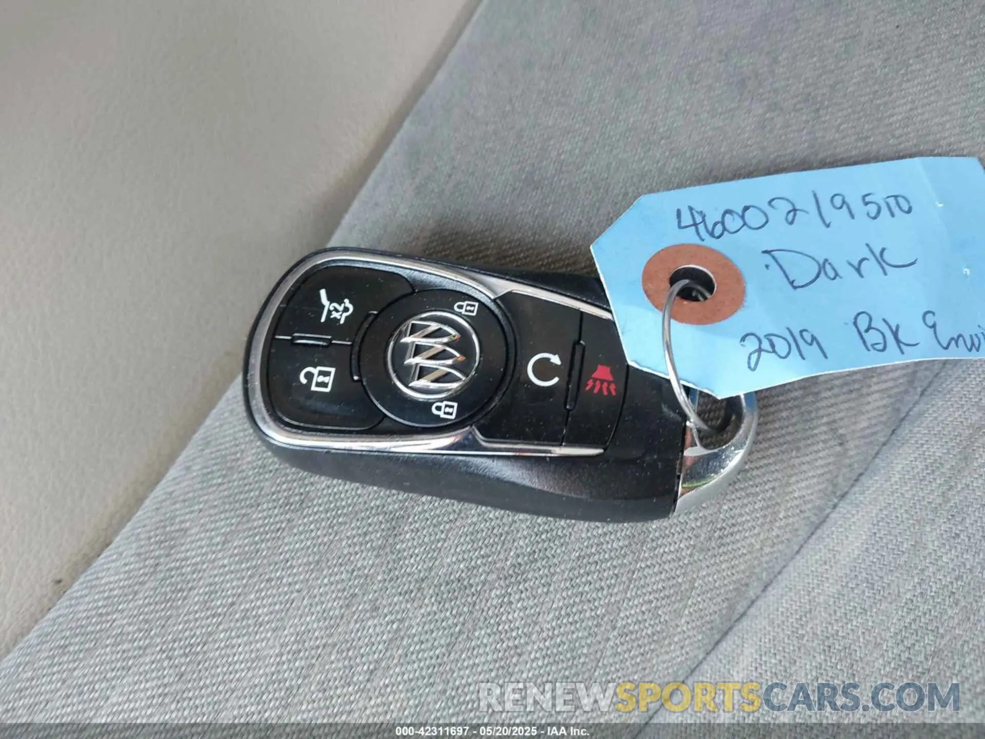 11 Photograph of a damaged car LRBFXBSAXKD025375 BUICK ENVISION 2019