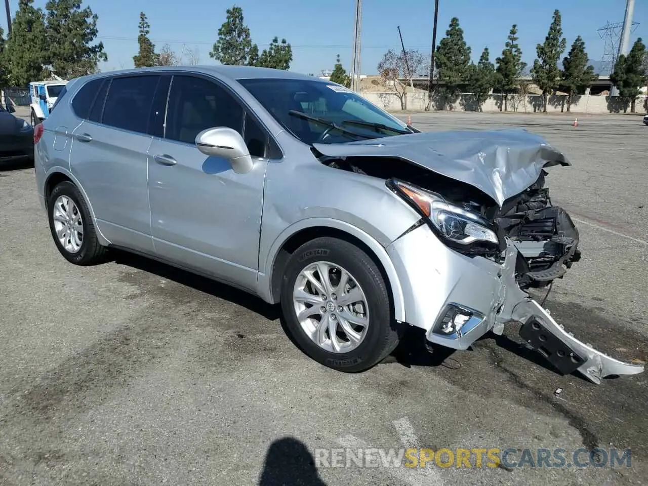 4 Photograph of a damaged car LRBFXBSAXKD027305 BUICK ENVISION 2019
