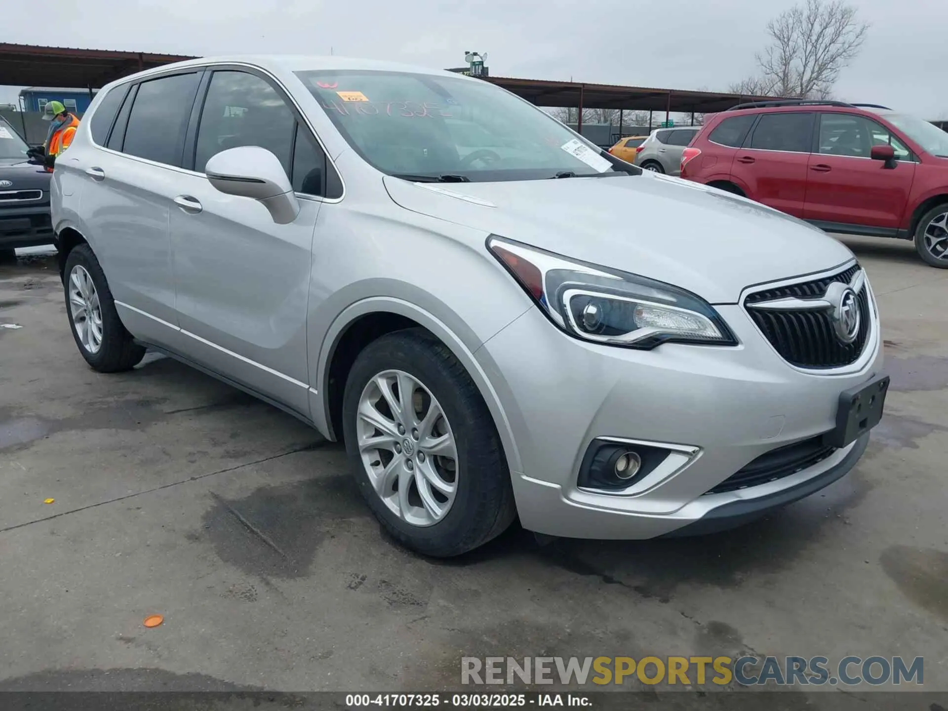 1 Photograph of a damaged car LRBFXBSAXKD100897 BUICK ENVISION 2019