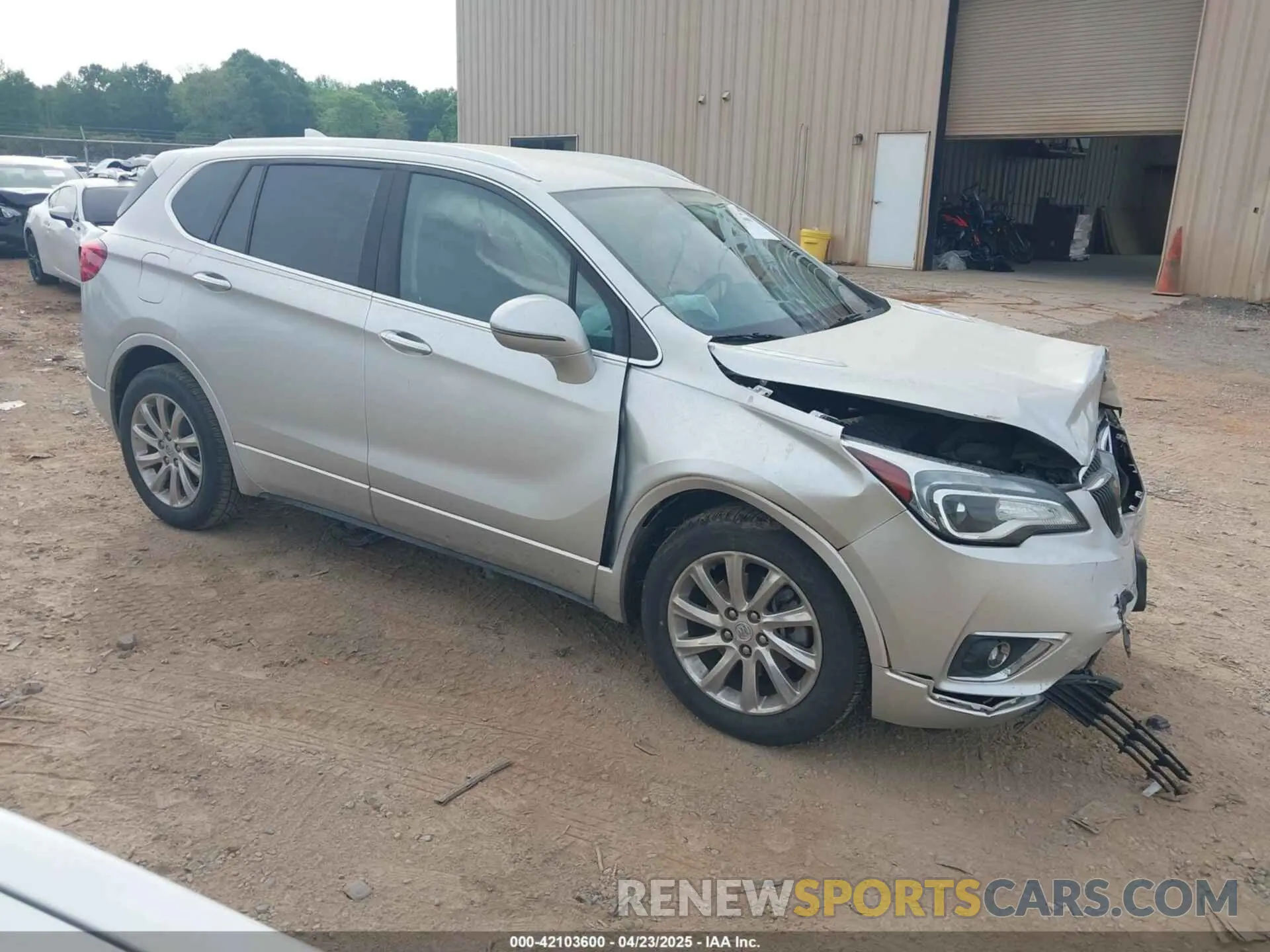 1 Photograph of a damaged car LRBFXCSA0KD002807 BUICK ENVISION 2019
