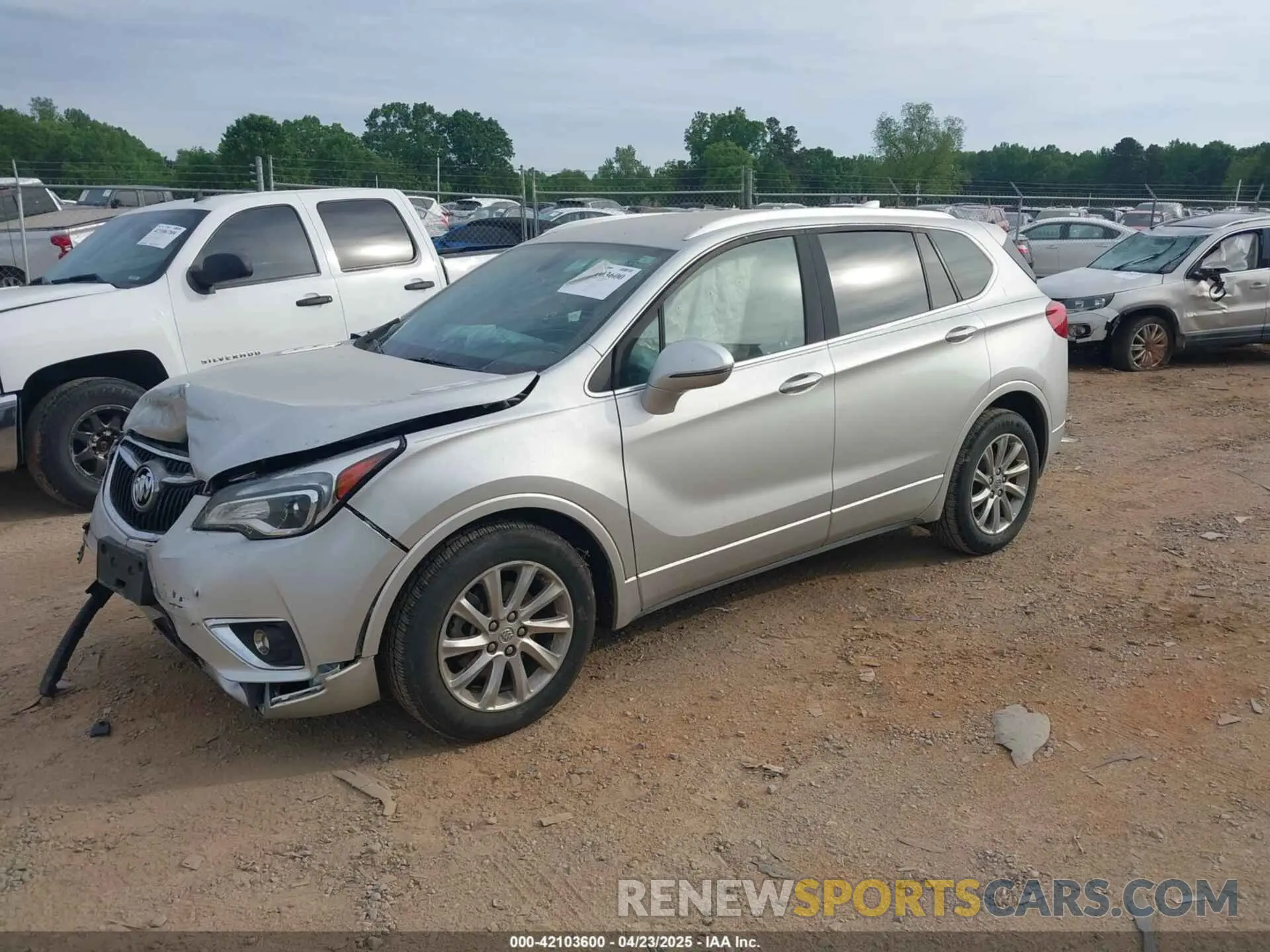 2 Photograph of a damaged car LRBFXCSA0KD002807 BUICK ENVISION 2019