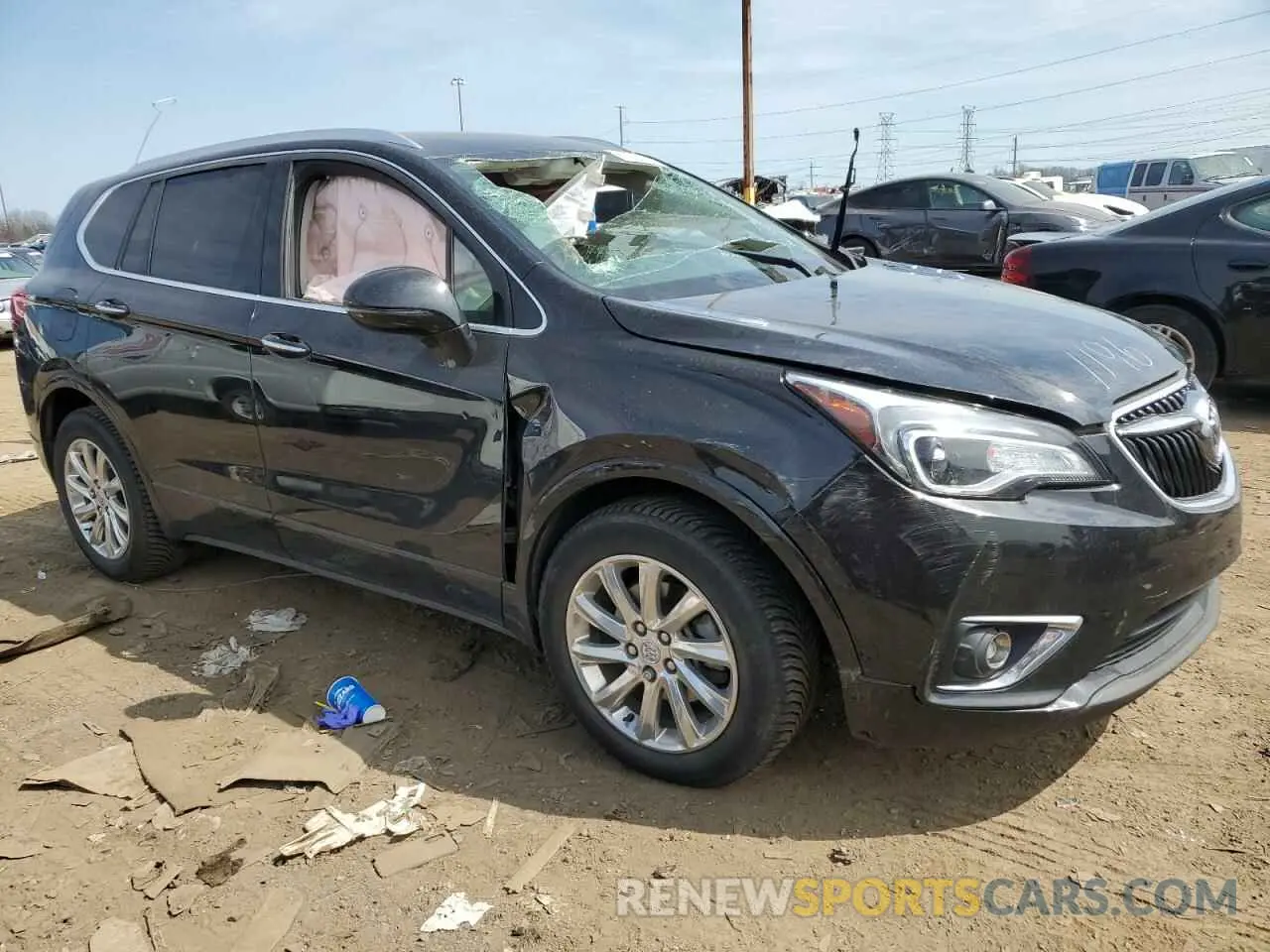 4 Photograph of a damaged car LRBFXCSA0KD121196 BUICK ENVISION 2019