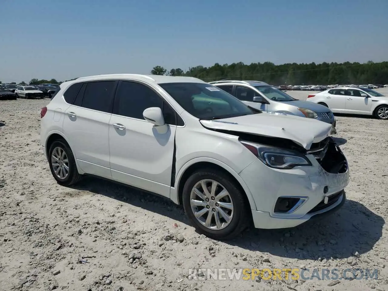 4 Photograph of a damaged car LRBFXCSA1KD020782 BUICK ENVISION 2019
