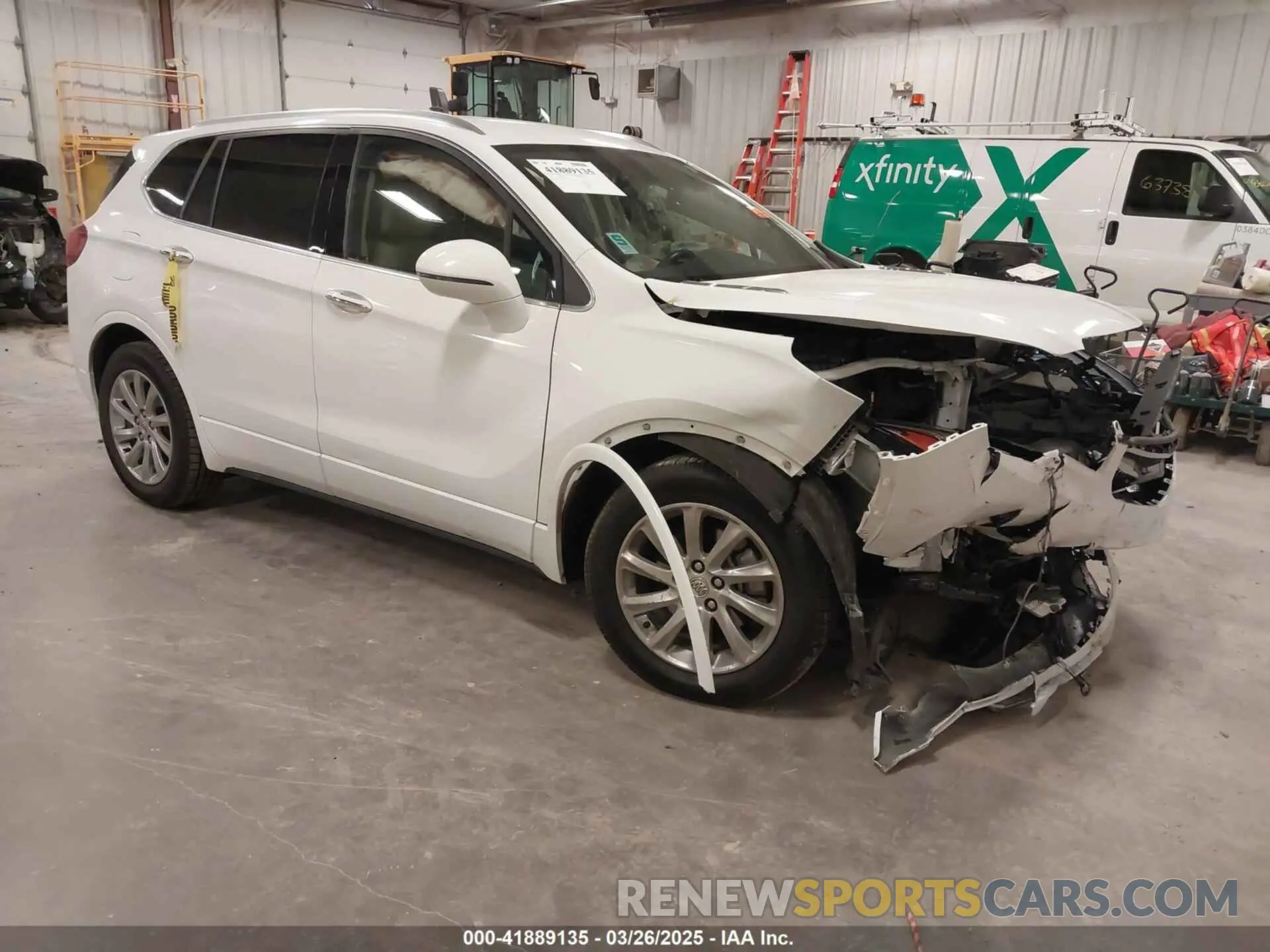1 Photograph of a damaged car LRBFXCSA1KD033015 BUICK ENVISION 2019
