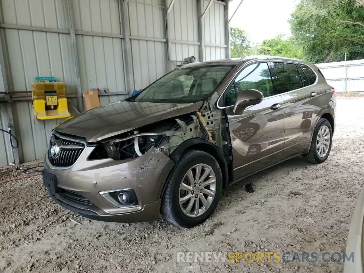 1 Photograph of a damaged car LRBFXCSA2KD020662 BUICK ENVISION 2019
