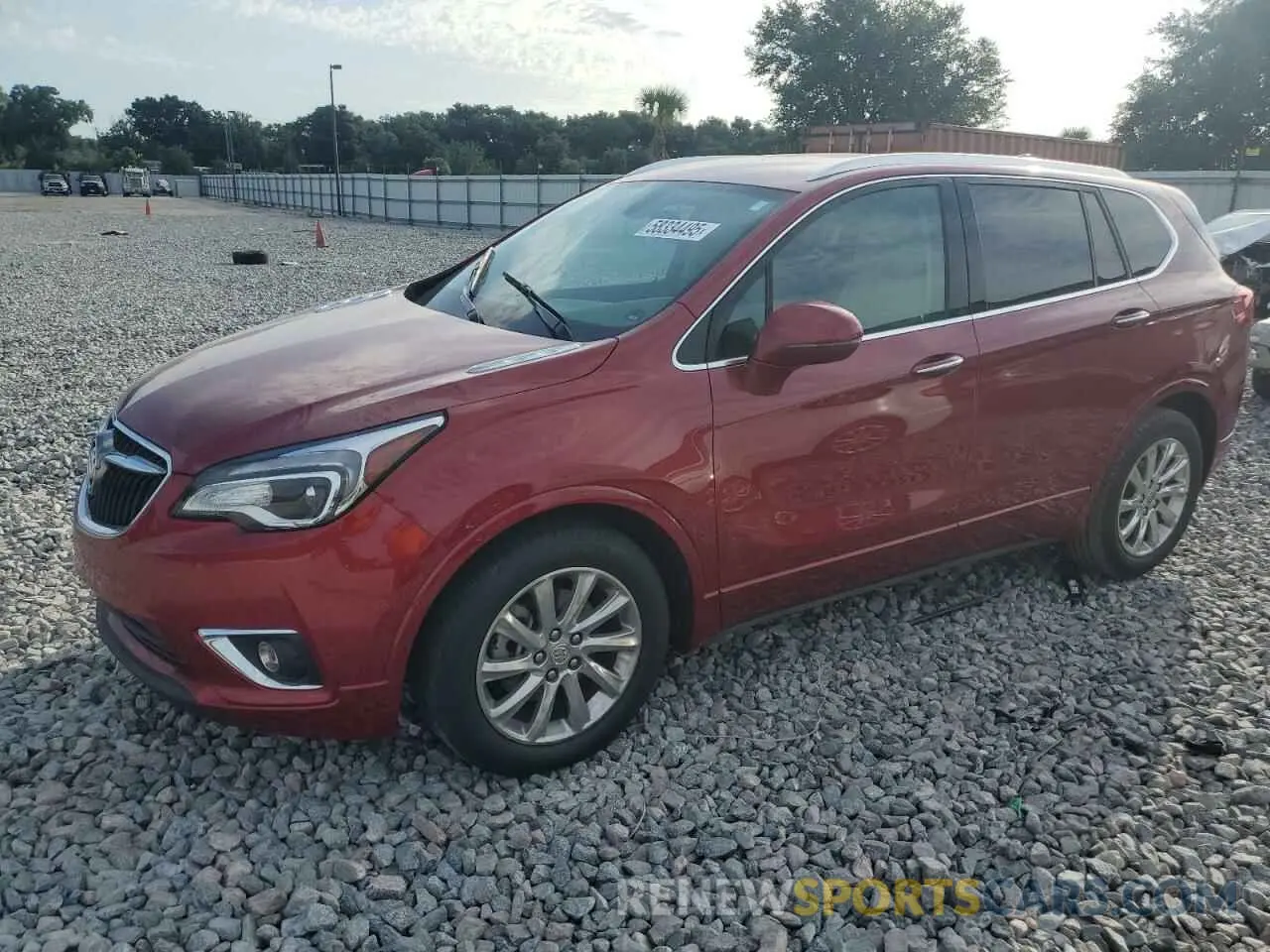 1 Photograph of a damaged car LRBFXCSA3KD033582 BUICK ENVISION 2019