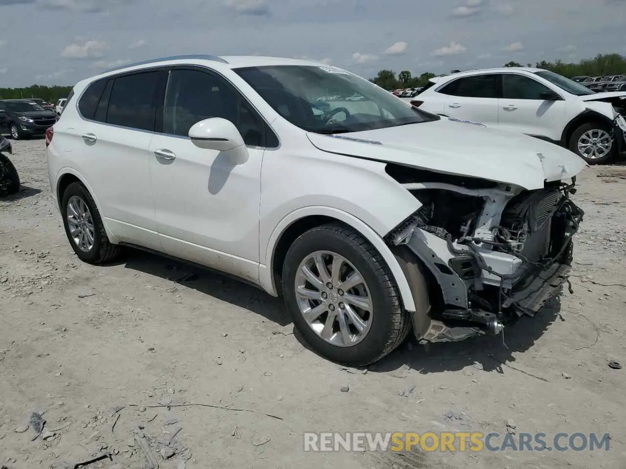 4 Photograph of a damaged car LRBFXCSA4KD000560 BUICK ENVISION 2019