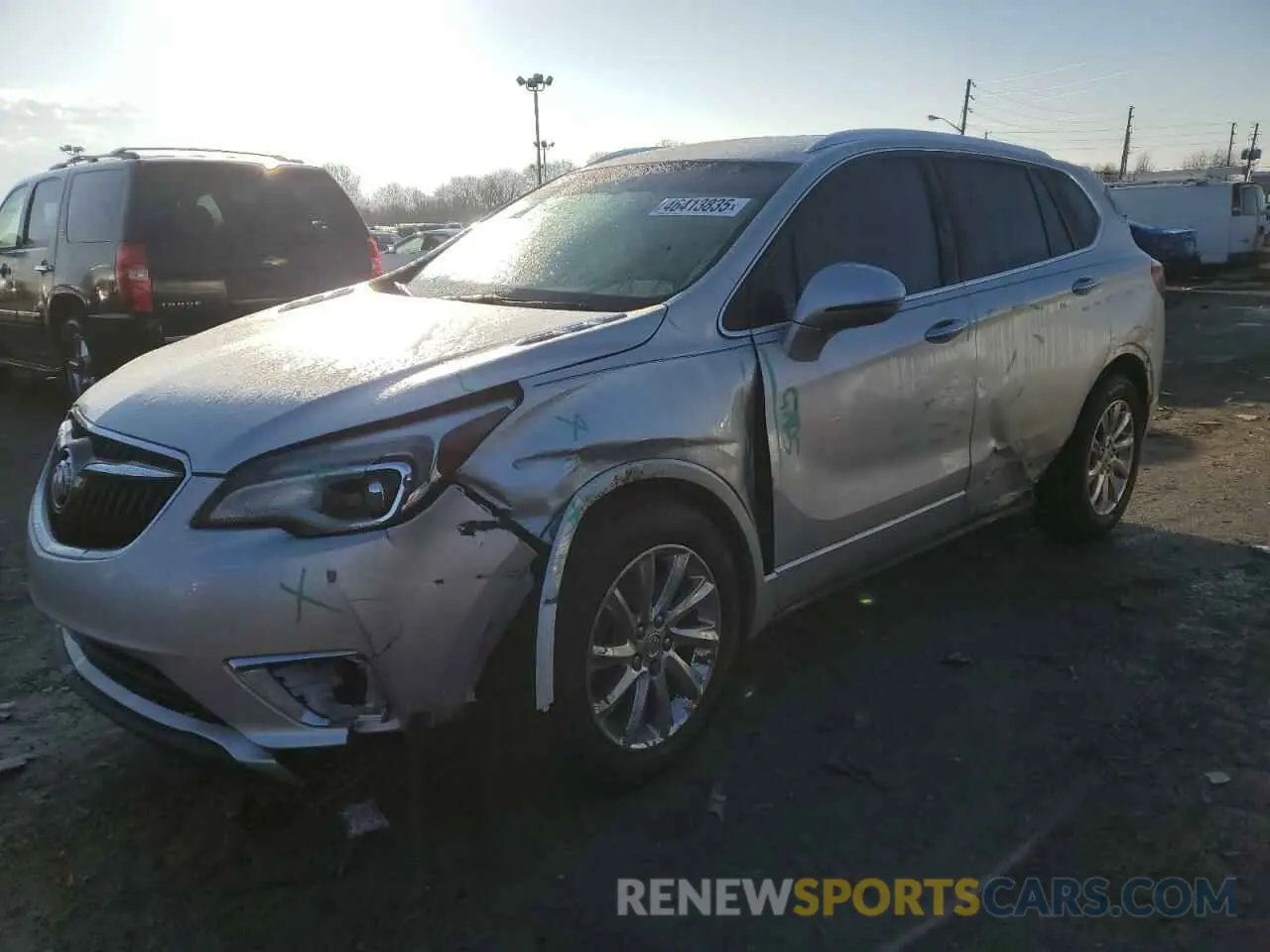 1 Photograph of a damaged car LRBFXCSA4KD002714 BUICK ENVISION 2019