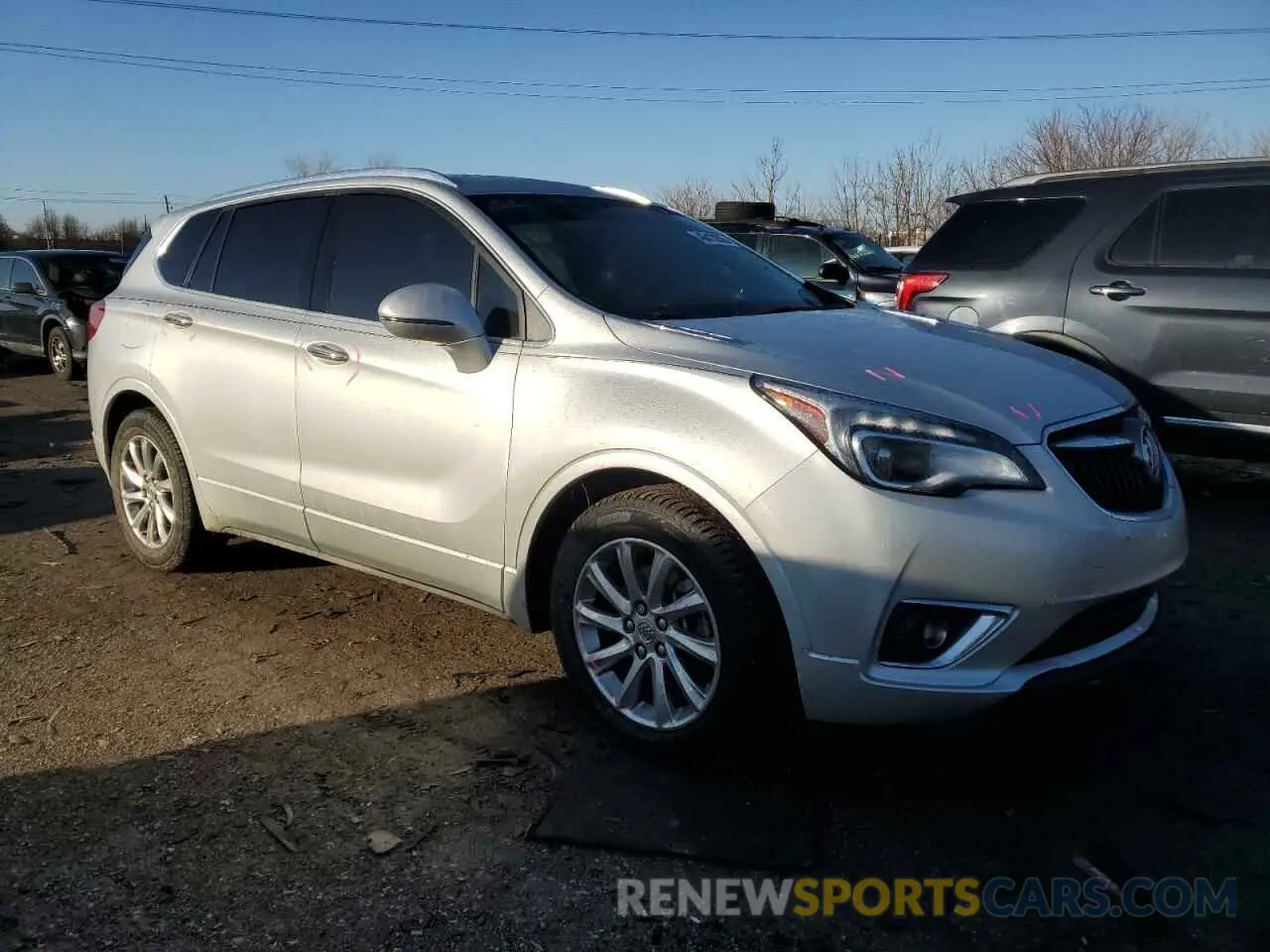 4 Photograph of a damaged car LRBFXCSA4KD002714 BUICK ENVISION 2019