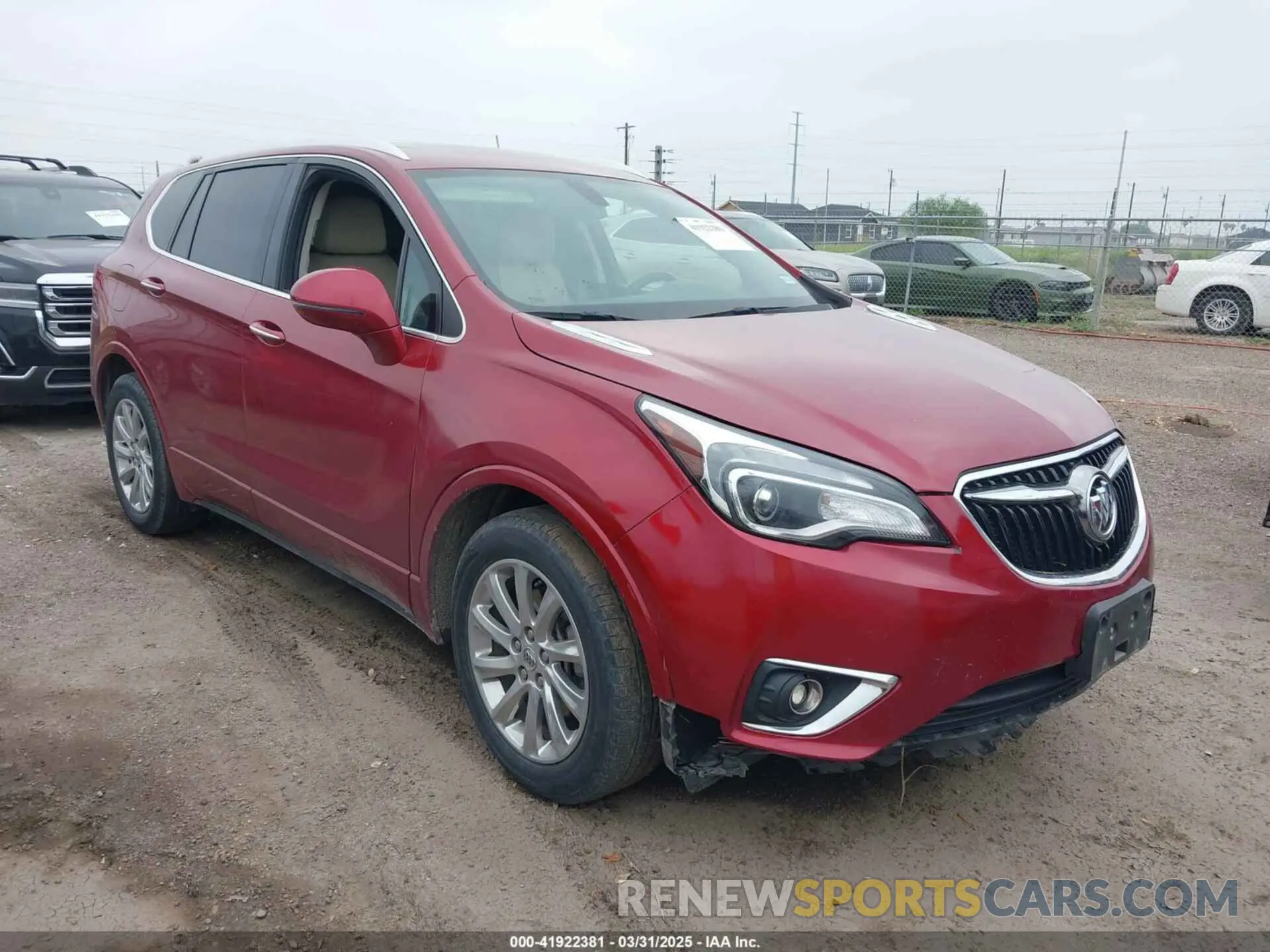 1 Photograph of a damaged car LRBFXCSA4KD017469 BUICK ENVISION 2019