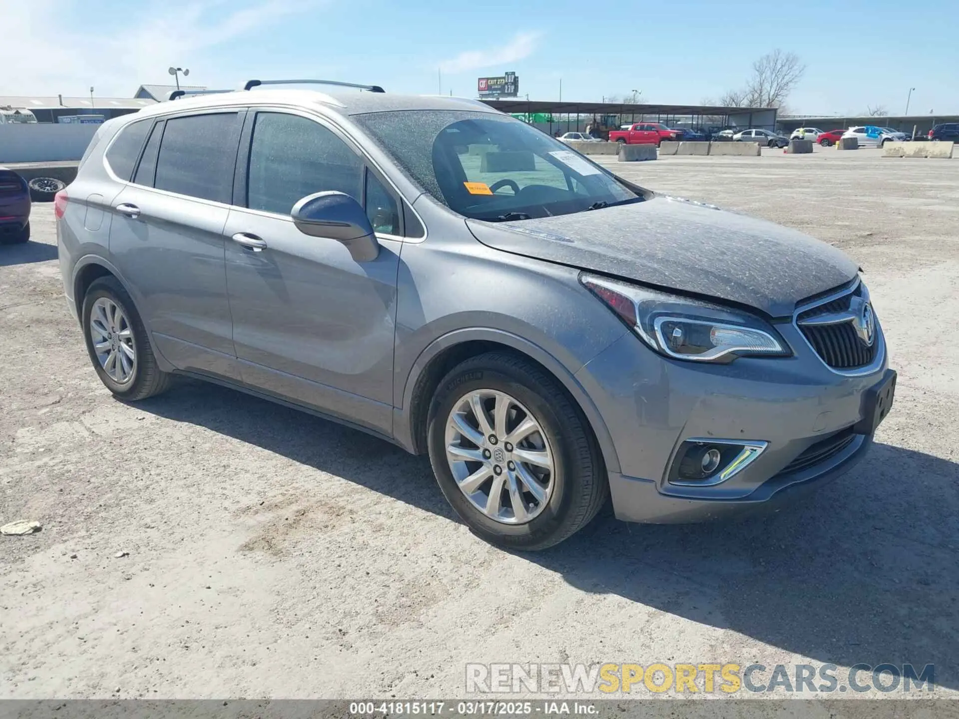 1 Photograph of a damaged car LRBFXCSA4KD066865 BUICK ENVISION 2019