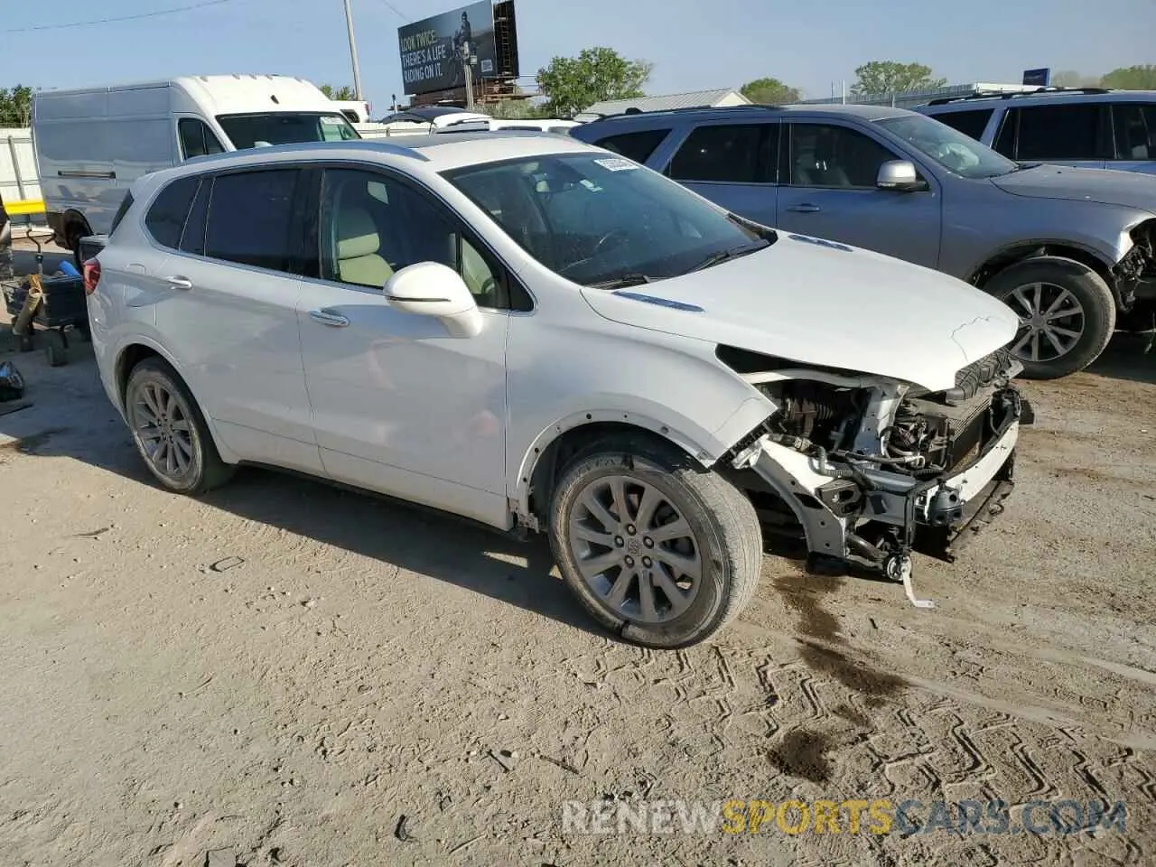 4 Photograph of a damaged car LRBFXCSA5KD006223 BUICK ENVISION 2019