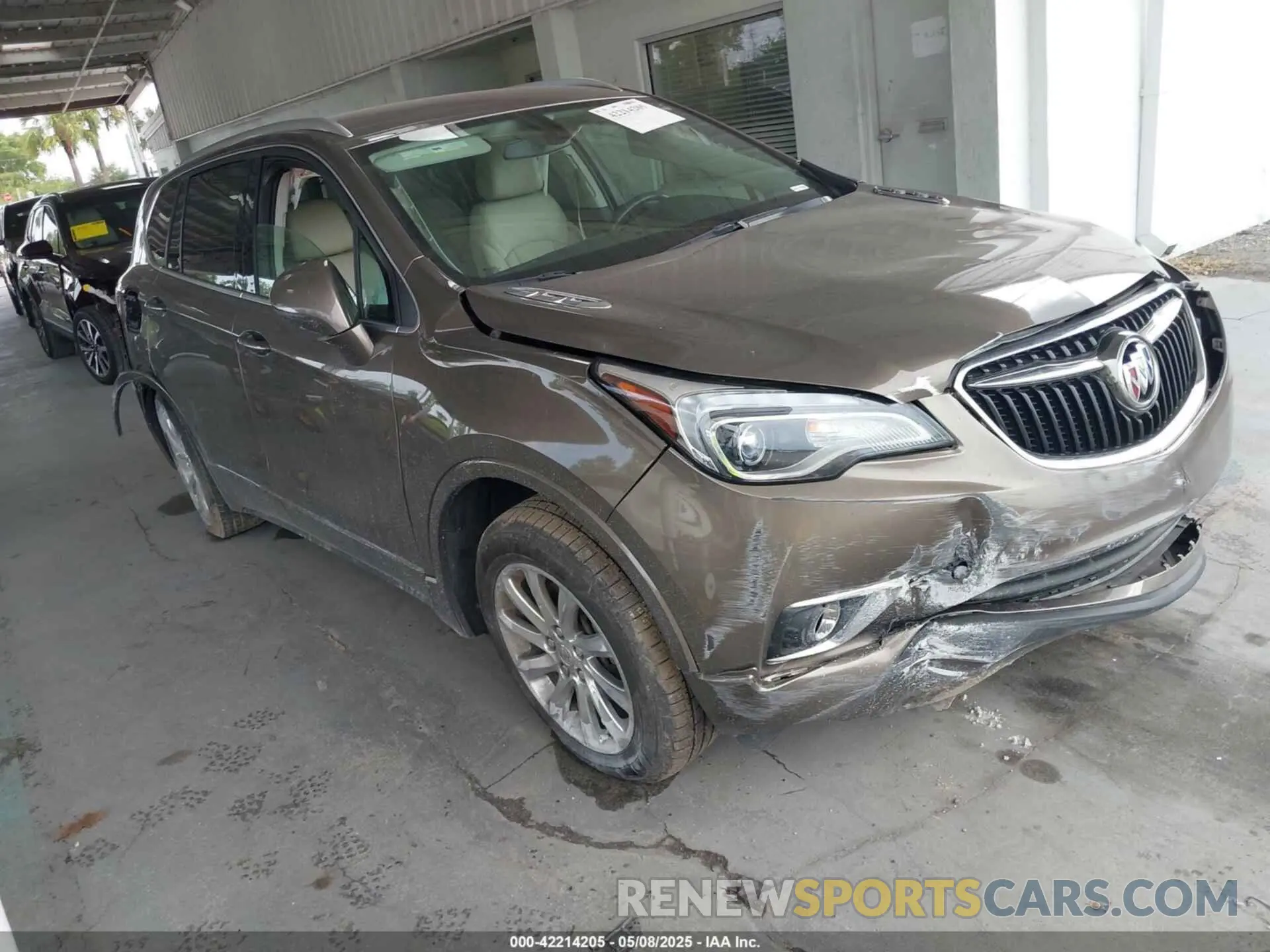 1 Photograph of a damaged car LRBFXCSA6KD015268 BUICK ENVISION 2019