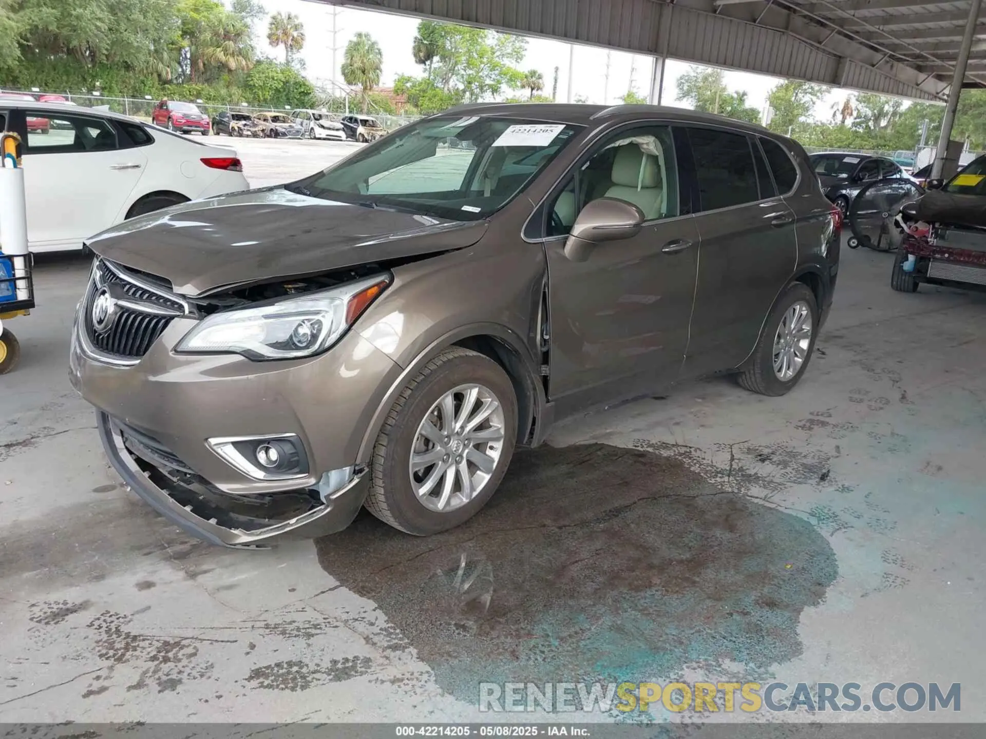 2 Photograph of a damaged car LRBFXCSA6KD015268 BUICK ENVISION 2019
