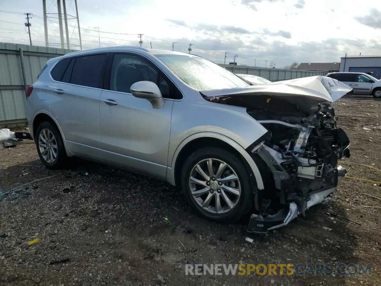 4 Photograph of a damaged car LRBFXCSA6KD030580 BUICK ENVISION 2019