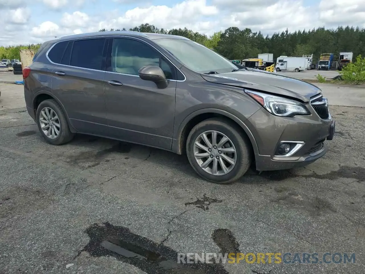 4 Photograph of a damaged car LRBFXCSA6KD120585 BUICK ENVISION 2019