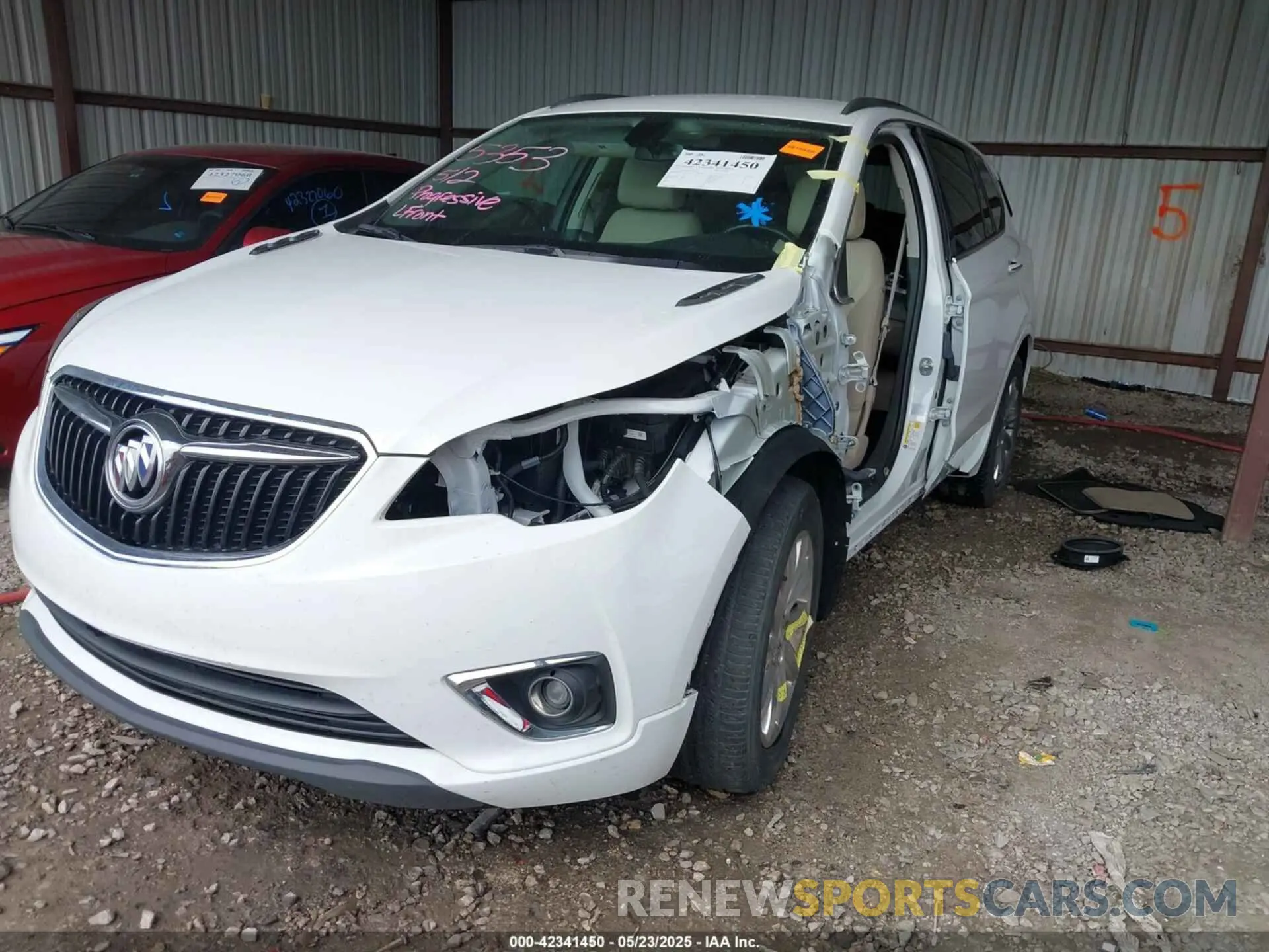 2 Photograph of a damaged car LRBFXCSA6KD128461 BUICK ENVISION 2019