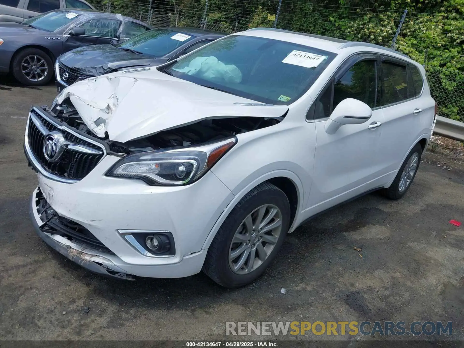 2 Photograph of a damaged car LRBFXCSA7KD124984 BUICK ENVISION 2019