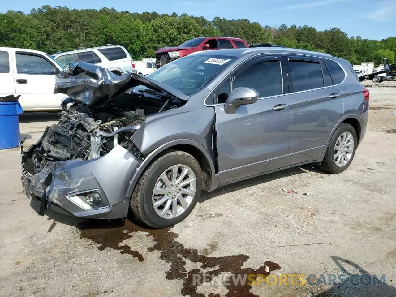 1 Photograph of a damaged car LRBFXCSA8KD012419 BUICK ENVISION 2019