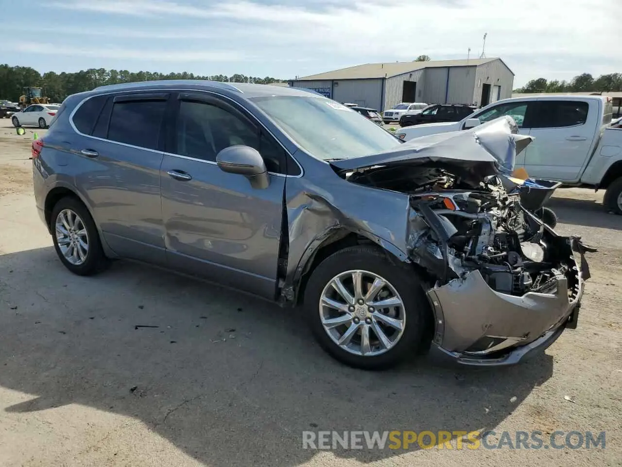 4 Photograph of a damaged car LRBFXCSA8KD012419 BUICK ENVISION 2019