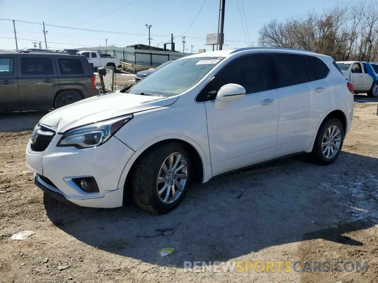 1 Photograph of a damaged car LRBFXCSA8KD016664 BUICK ENVISION 2019