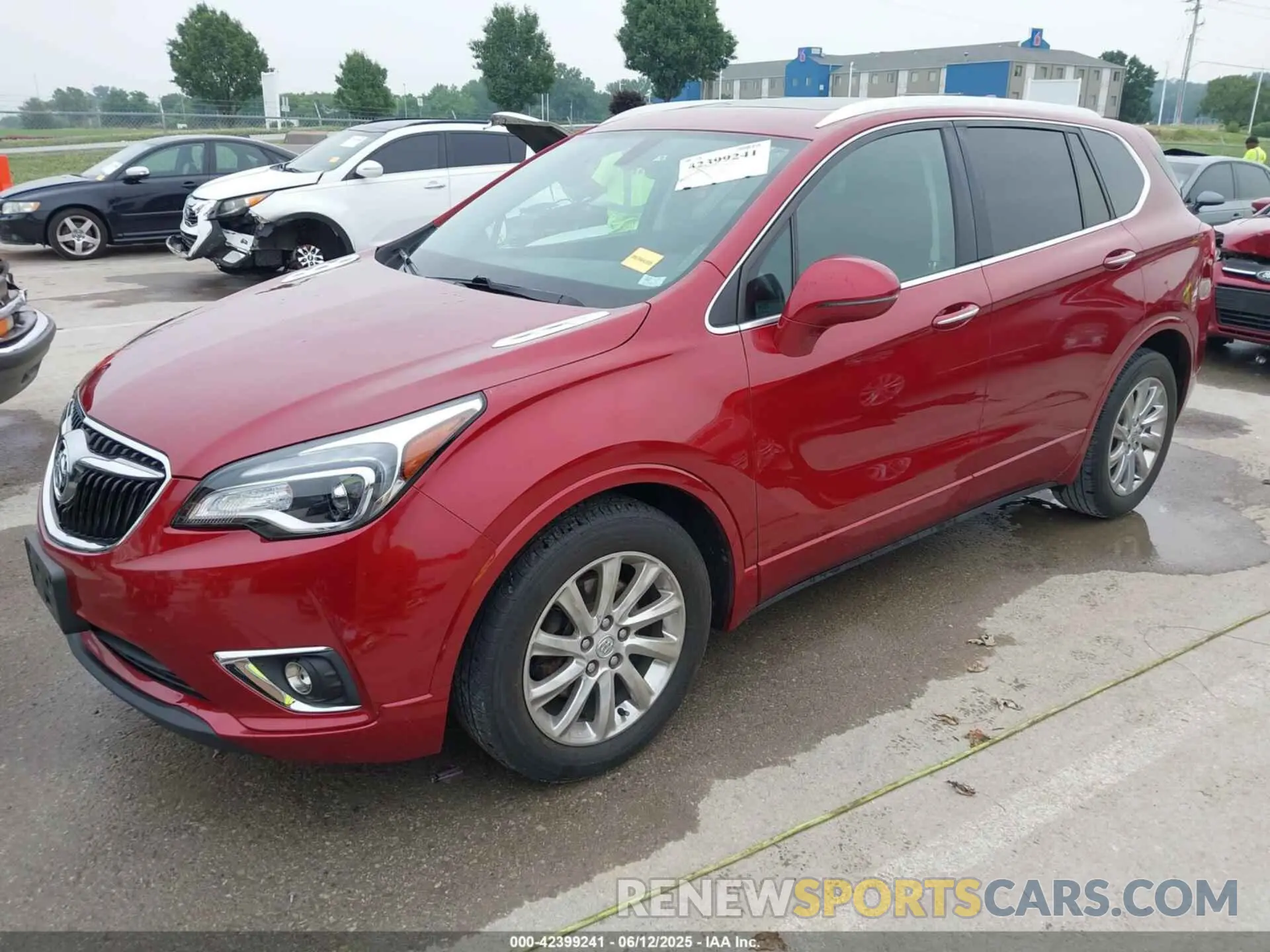 2 Photograph of a damaged car LRBFXCSA8KD142698 BUICK ENVISION 2019
