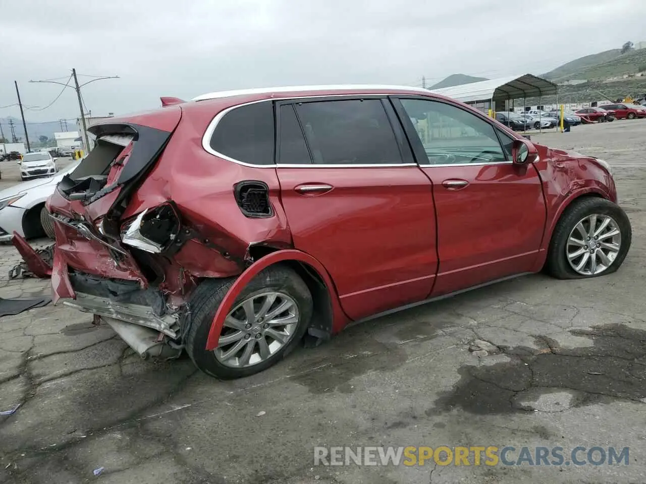 3 Photograph of a damaged car LRBFXCSA9KD039256 BUICK ENVISION 2019