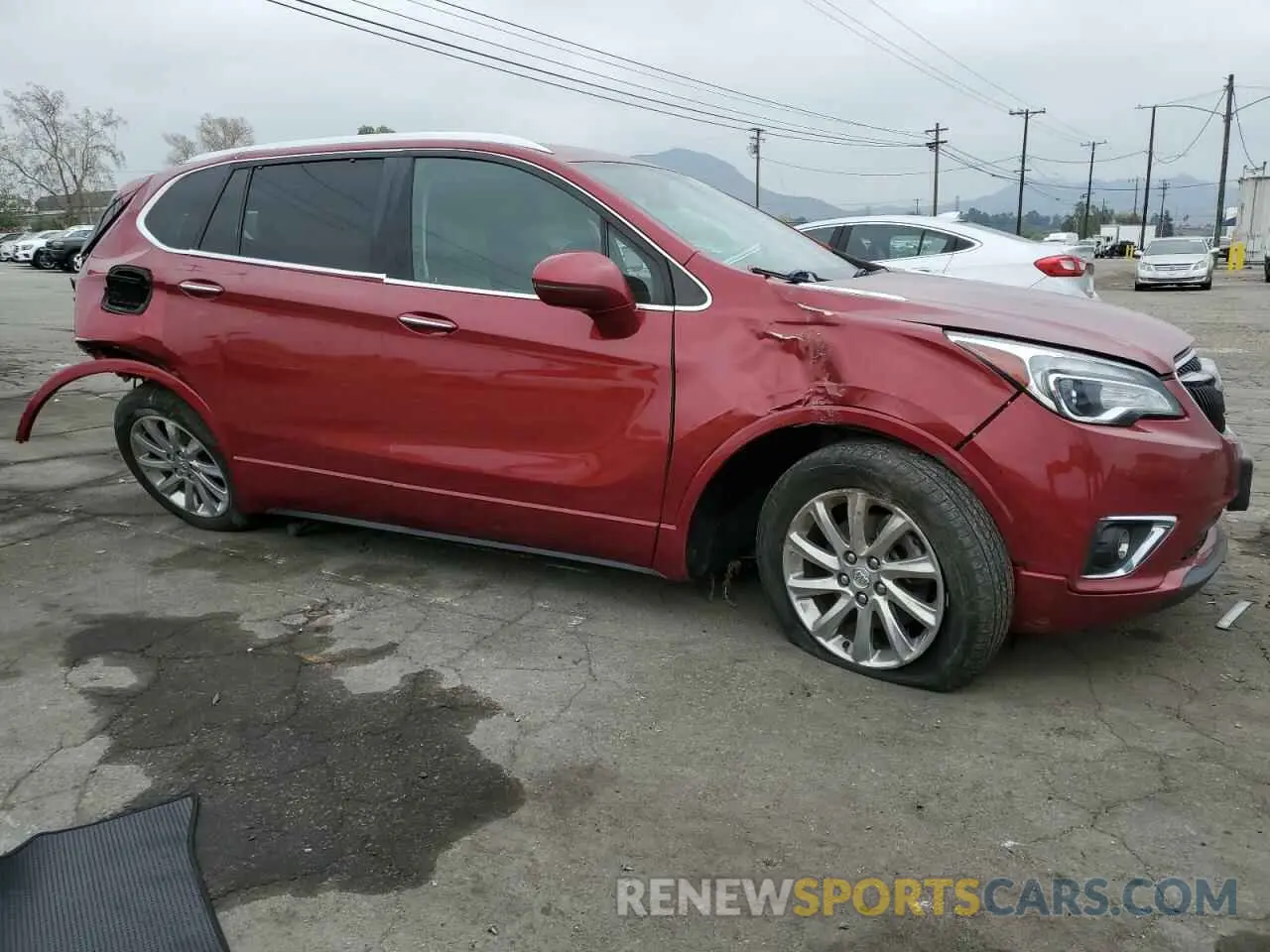 4 Photograph of a damaged car LRBFXCSA9KD039256 BUICK ENVISION 2019