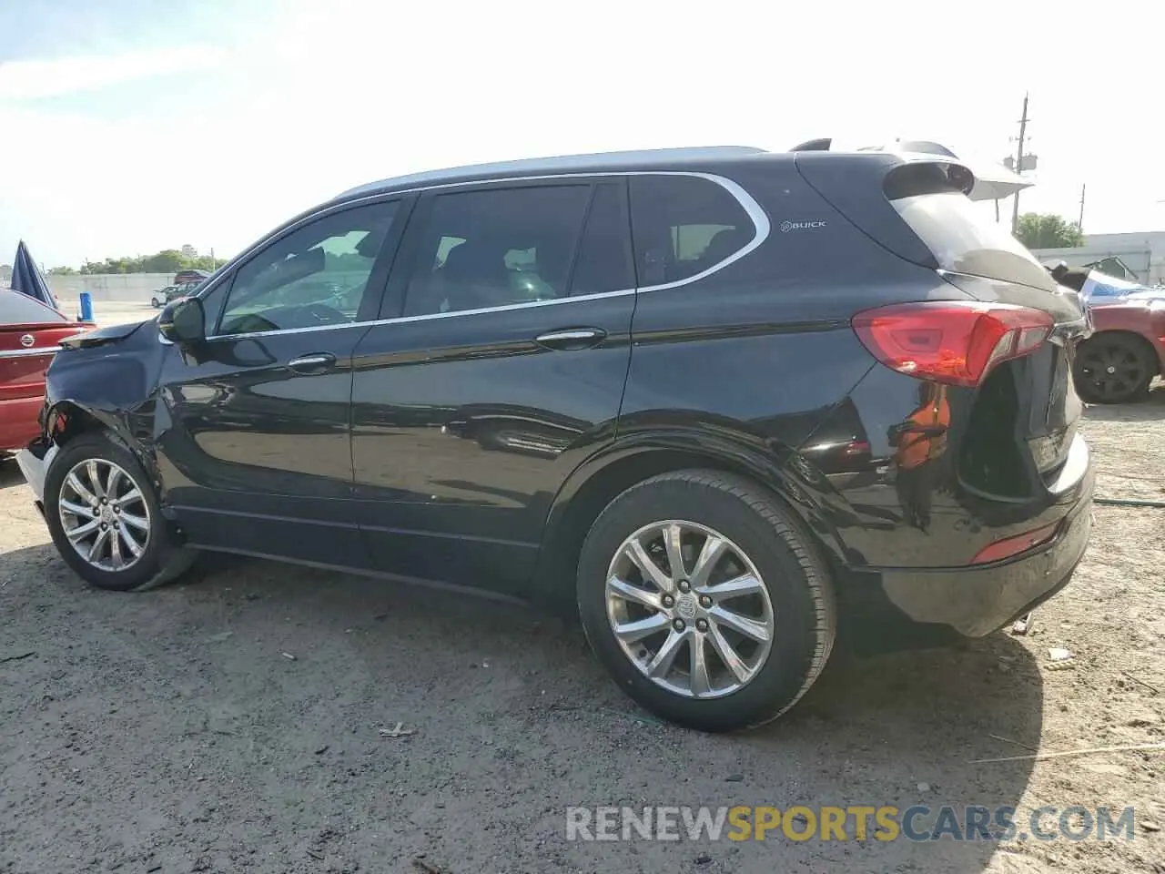 2 Photograph of a damaged car LRBFXCSAXKD041601 BUICK ENVISION 2019