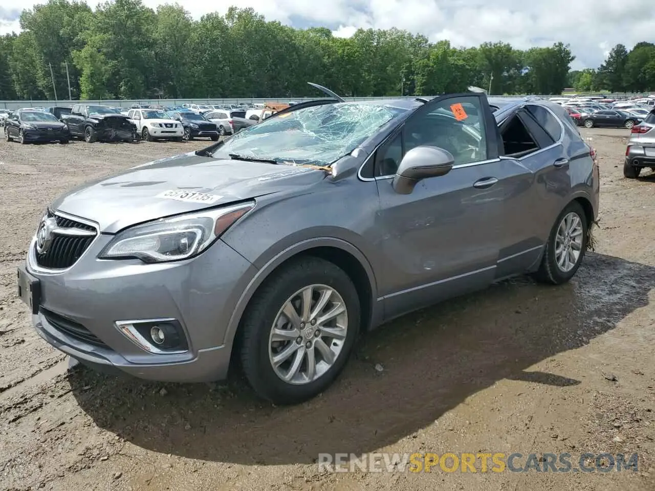 1 Photograph of a damaged car LRBFXCSAXKD062318 BUICK ENVISION 2019