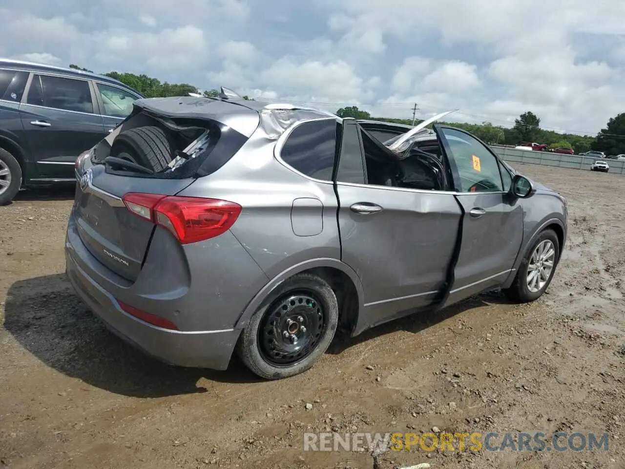 3 Photograph of a damaged car LRBFXCSAXKD062318 BUICK ENVISION 2019