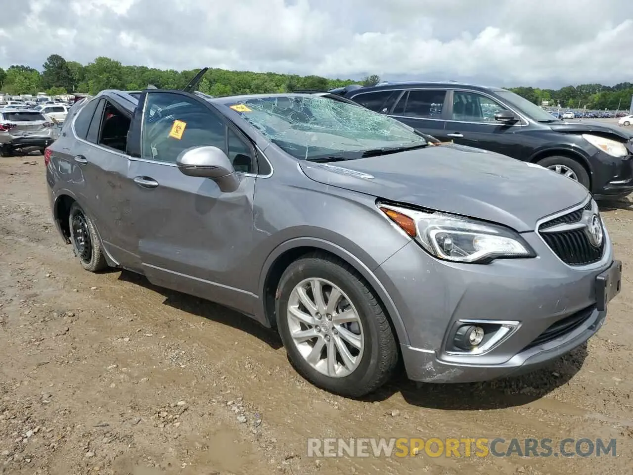 4 Photograph of a damaged car LRBFXCSAXKD062318 BUICK ENVISION 2019