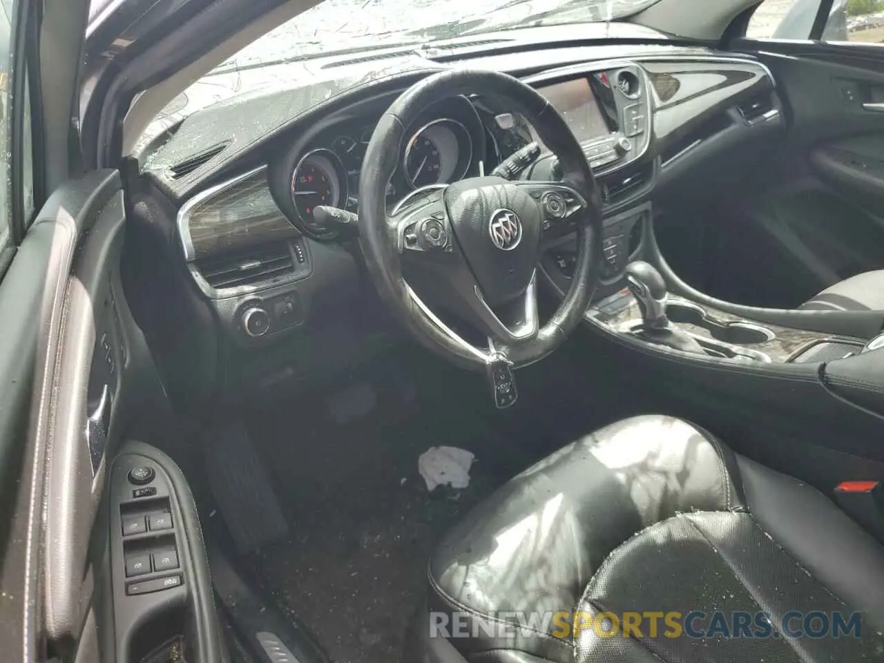 8 Photograph of a damaged car LRBFXCSAXKD062318 BUICK ENVISION 2019