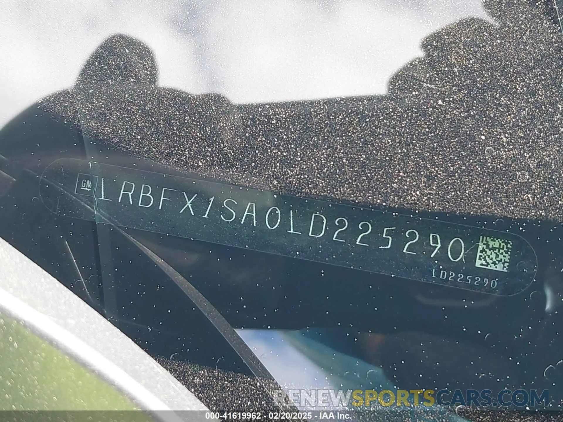9 Photograph of a damaged car LRBFX1SA0LD225290 BUICK ENVISION 2020